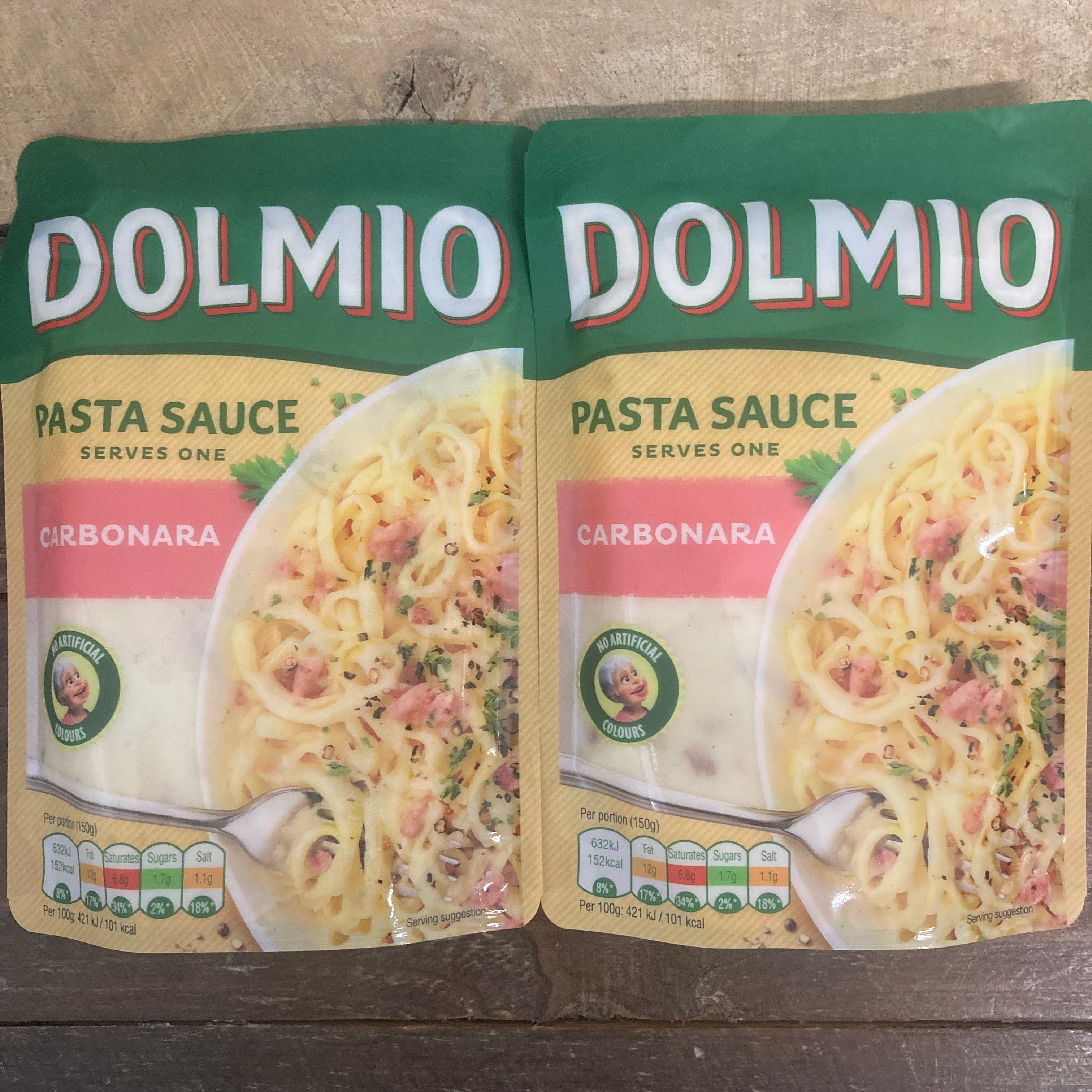 2x Dolmio Carbonara Pasta Sauce (2x150g) | Low Price Foods Ltd