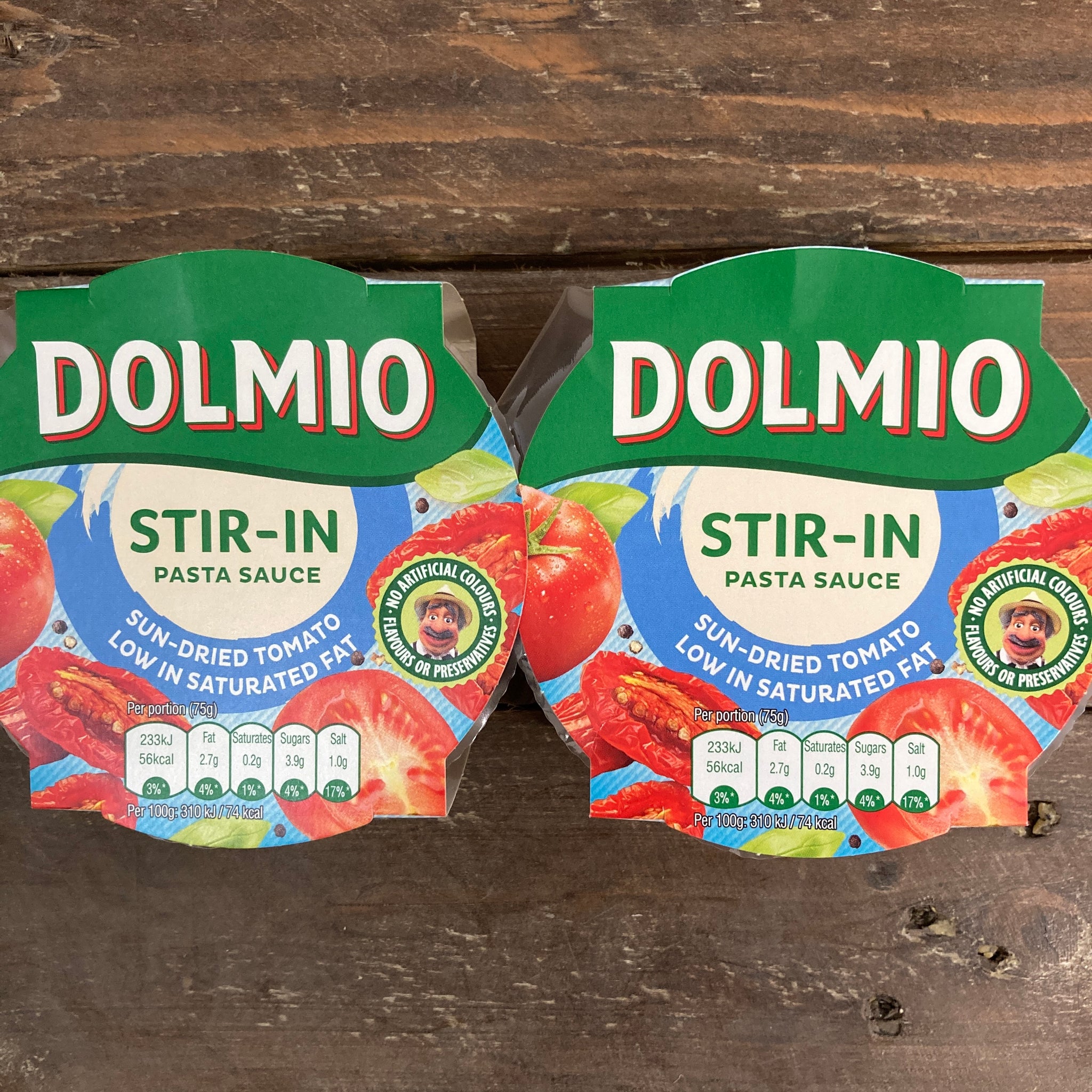 2x Dolmio Light Stir-In Sun Dried Tomato Pasta Sauces (2x150g) | Low Price  Foods Ltd