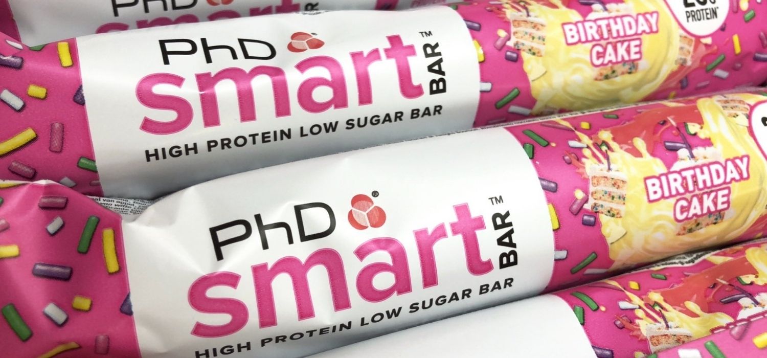 Birthday Cake Flavoured PHD Nutriton Healthy Protein Bars (1x64g) - Pick & Mix PHD