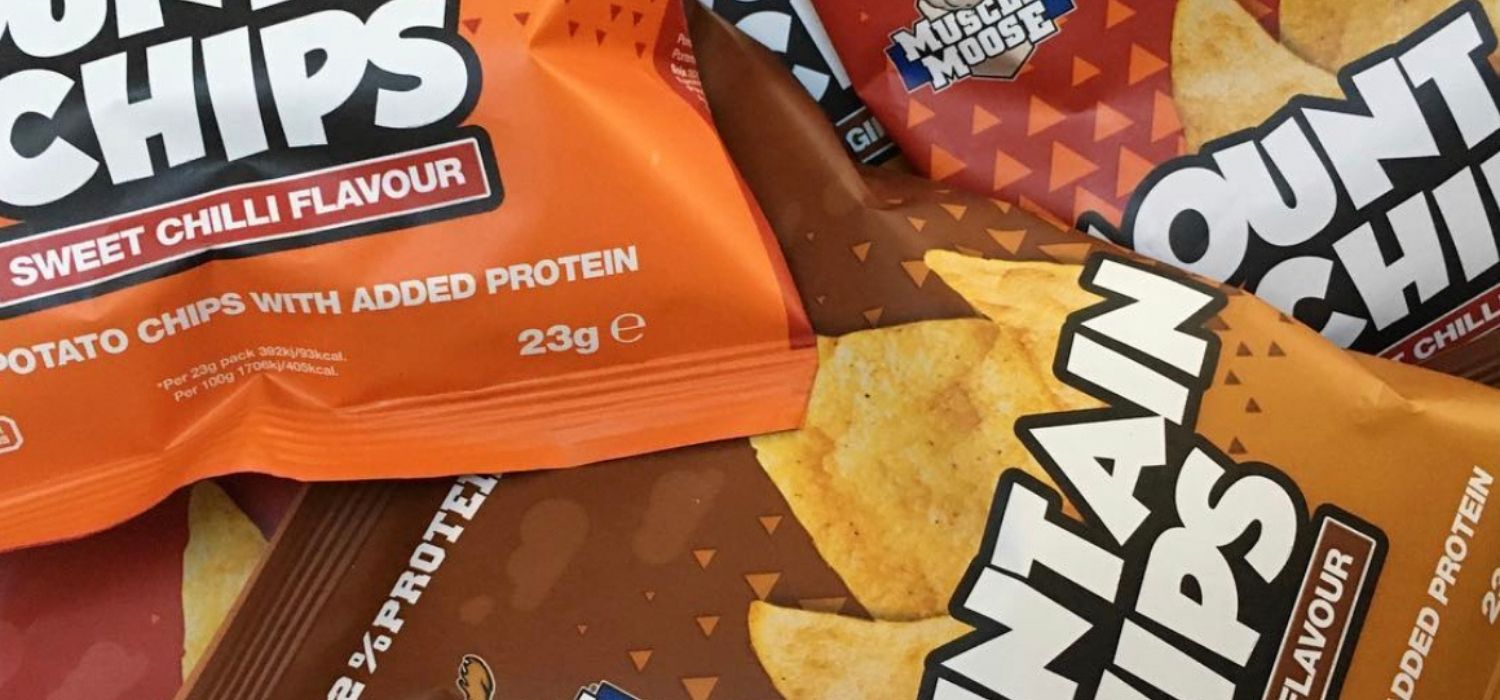 Muscle Moose's BBQ and Sweet Chilli Flavoured Protein Crisps UK - Single 23g Bags