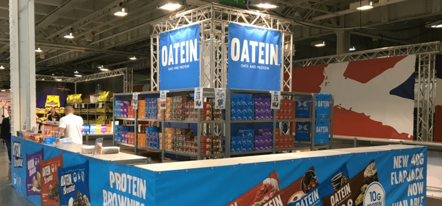 Oatein's BodyPower Tradeshow Exhibition Stand 