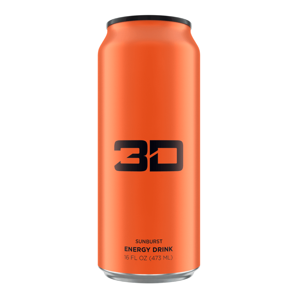 3D Energy Drink Sunburst Orange | Protein Package | Christian Guzman ...