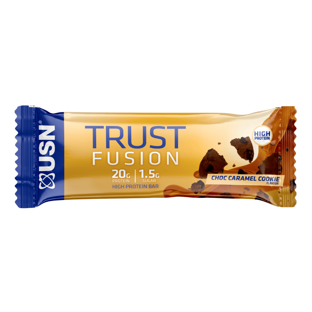 USN Trust Fusion Choc Caramel Cookie Protein Bars Protein Package