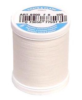 White - Dual Duty XP General Purpose Thread 500yd - Coats