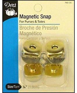 13/16 Magnetic Snap Square Sew-In