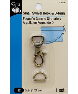 Dritz Metal Swivel Hook Nickel