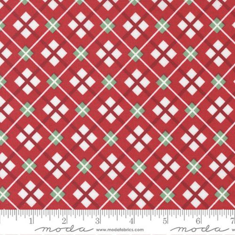 Holly Jolly Santa Christmas Dot Cotton Fabric - Mint 31180 13 – Stitches