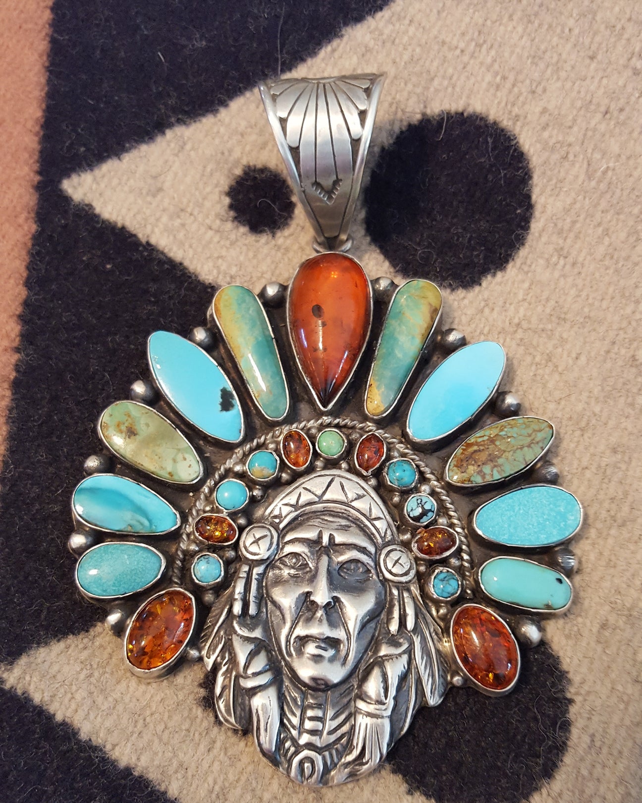 Big Chief Pendant – Backwoods Barbie Couture