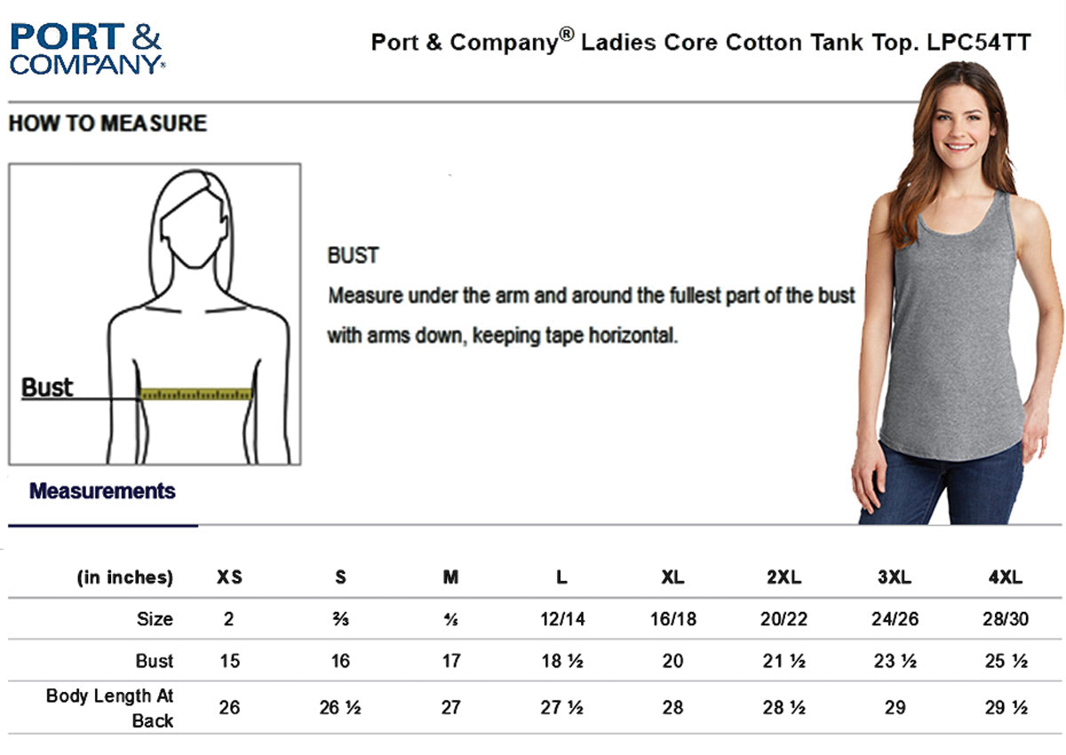 Port & Company ® Ladies Core Cotton Tank Top