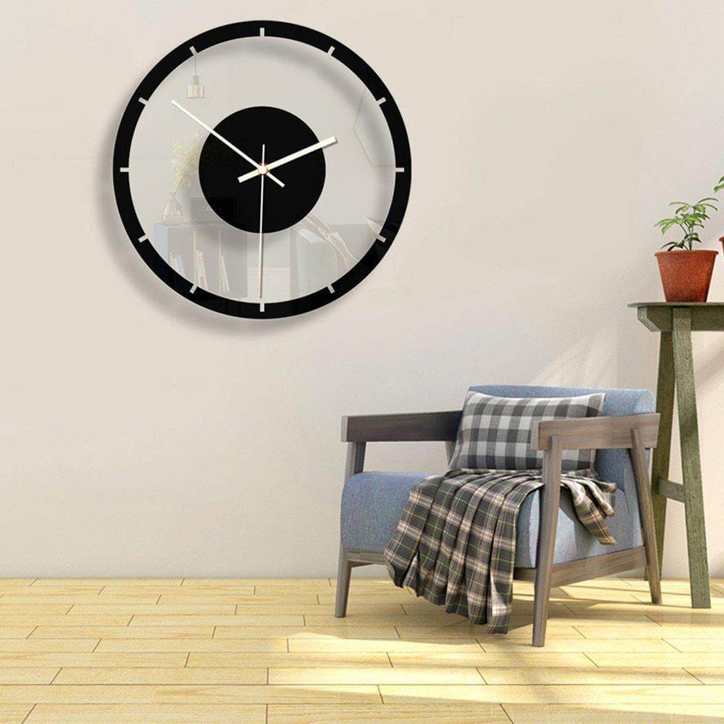 Acrylic Large Iron Retro Wall Clock – MaviGadget