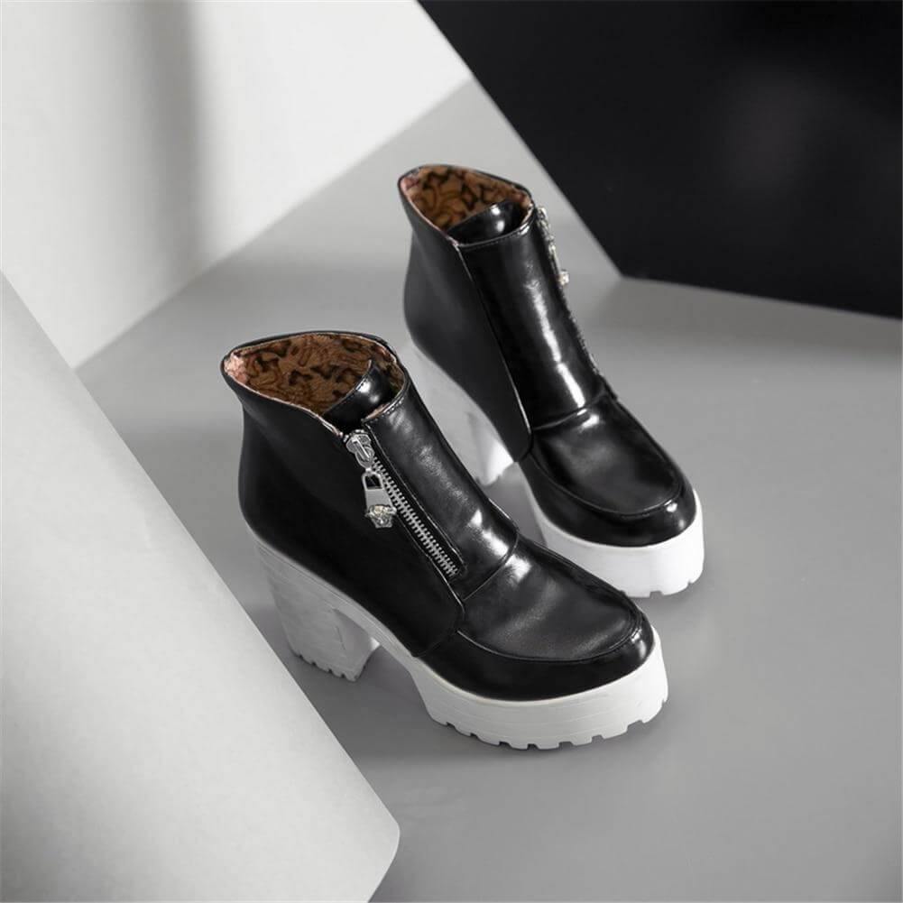 Platform Thick High Heels Women Boots – MaviGadget