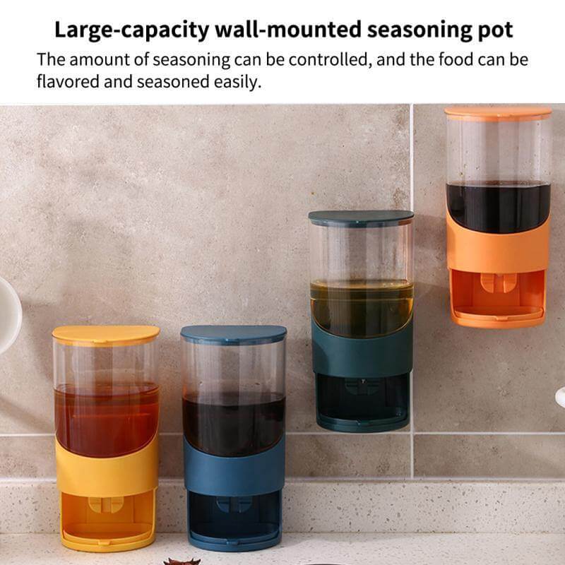 Wall Mounted Kitchen Oil Storage Dispenser – MaviGadget