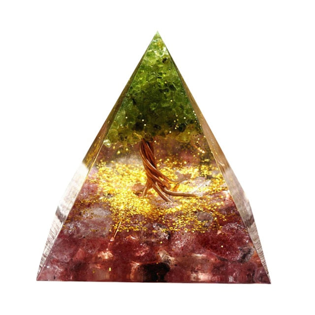 Creative Natural Crystal Universe Energy Pyramid – MaviGadget