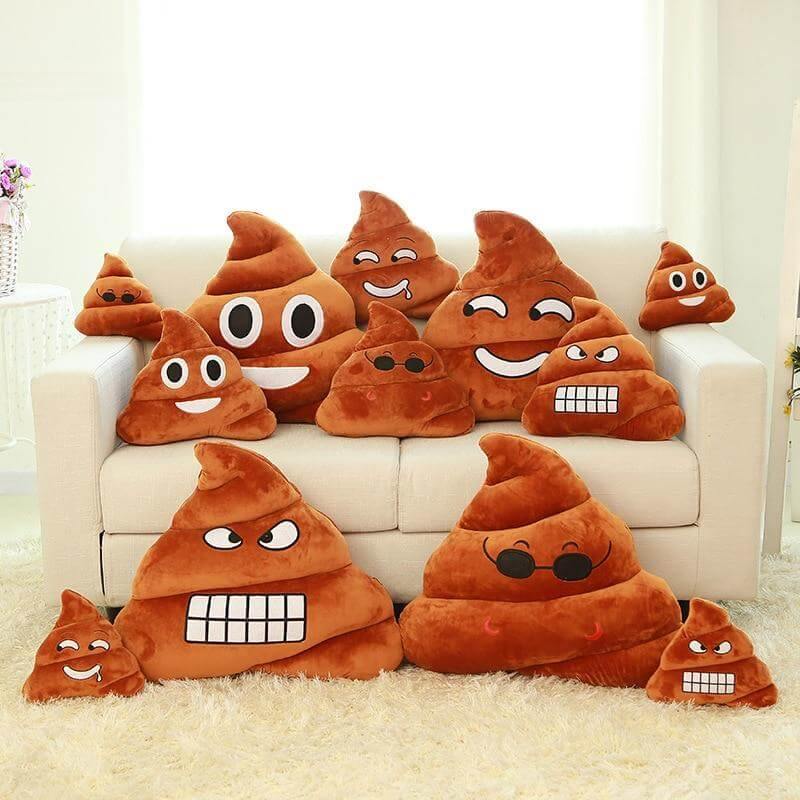 Poop Face Emoji Pillows MaviGadget