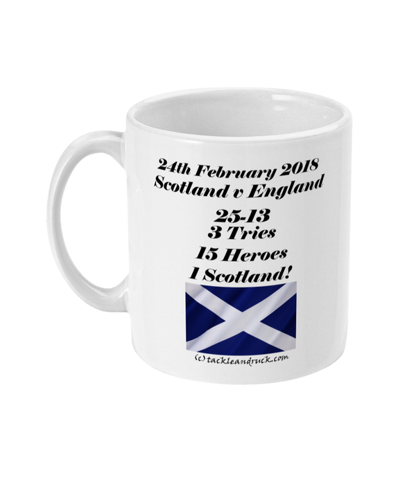 Scotland Rugby Mug - Calcutta Cup 2018 The Score The ...