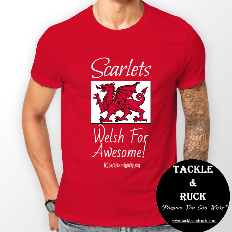 scarlets rugby jersey
