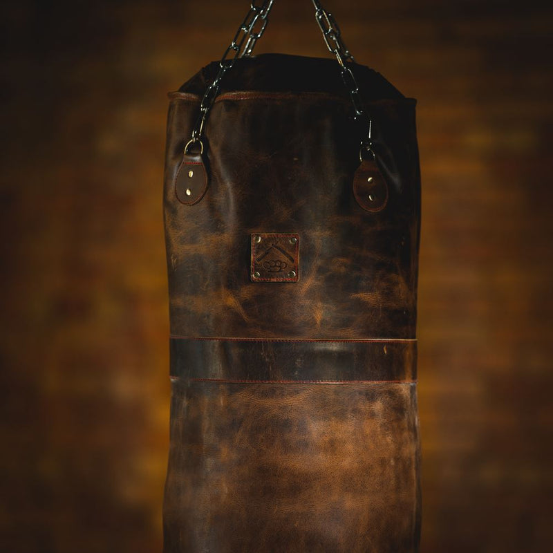 Heavy Leather Punching Bag | Savage Gentleman