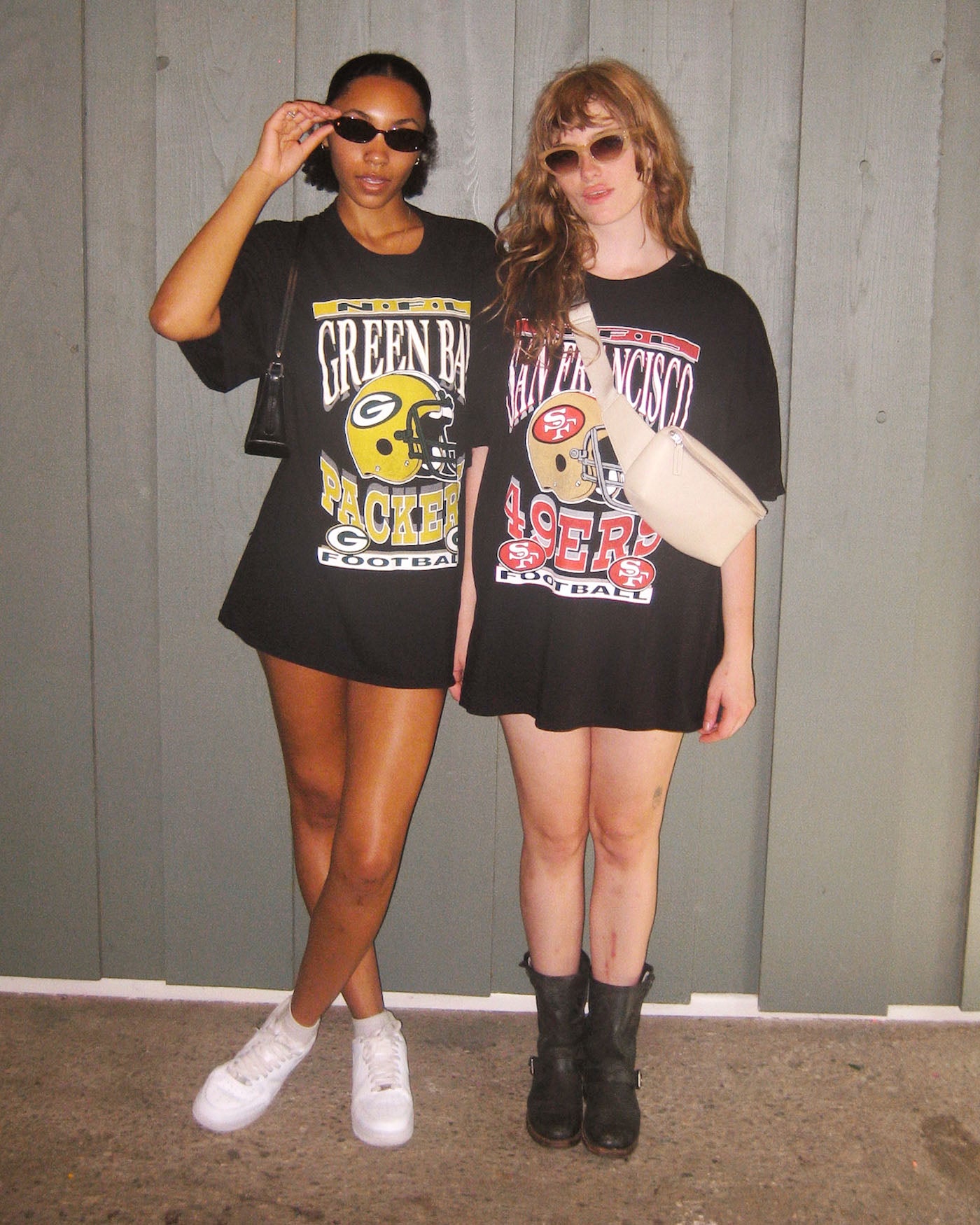 Women's San Francisco 49ers Helmet Oversized Tee Dress