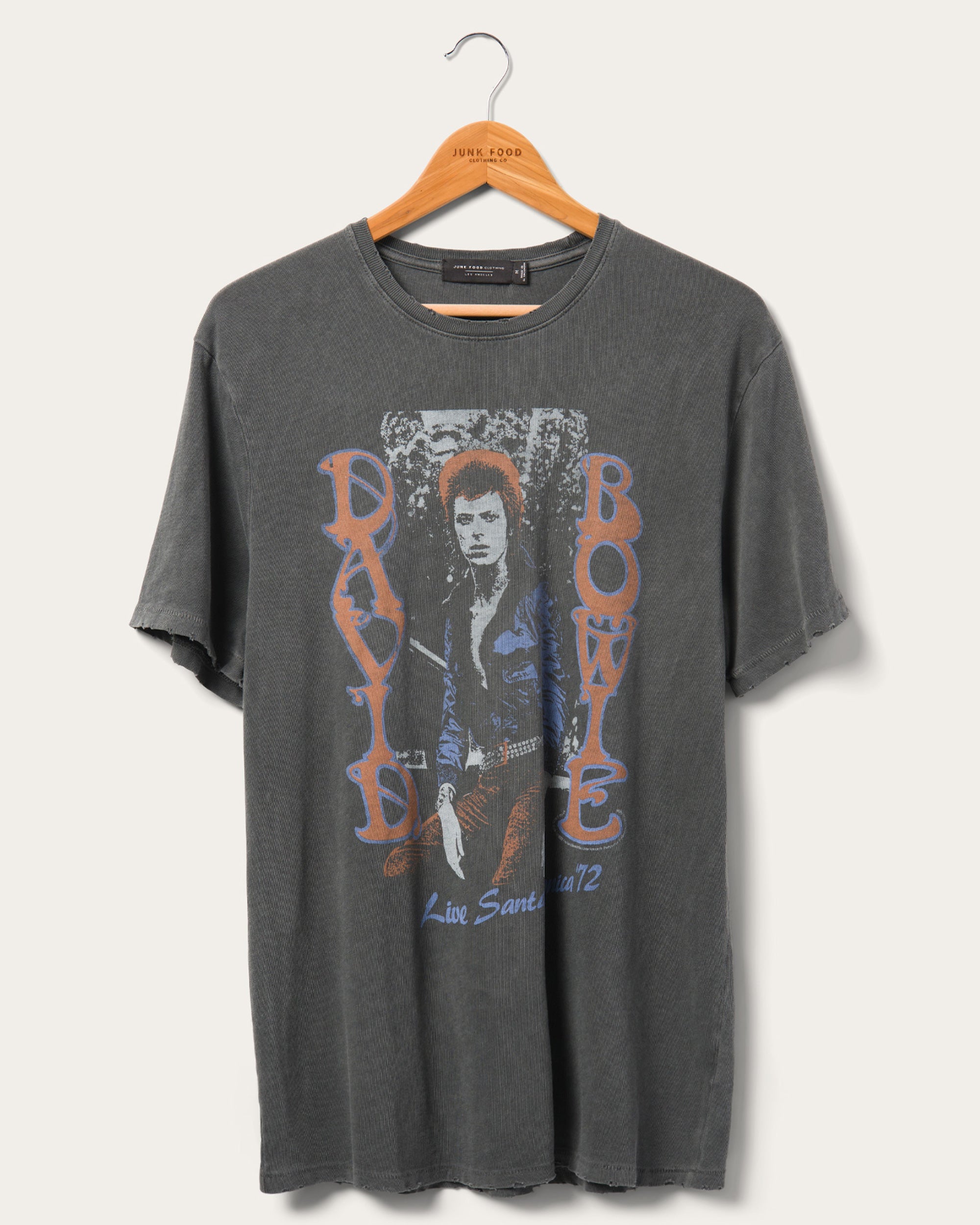 Junk Food Clothing David Bowie Santa Monica '72 Vintage T-Shirt