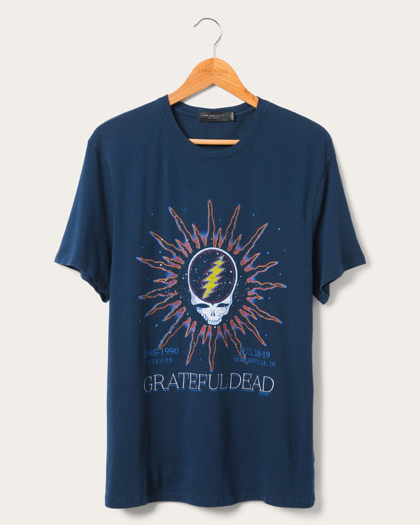 Junk Food Clothing Grateful Dead 1990 Show Vintage T-Shirt