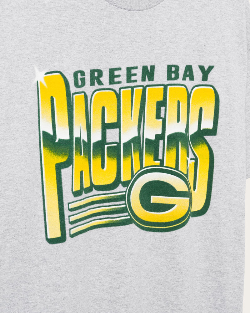 Green Bay Packers Junk Food Helmet T-Shirt - Heathered Gray