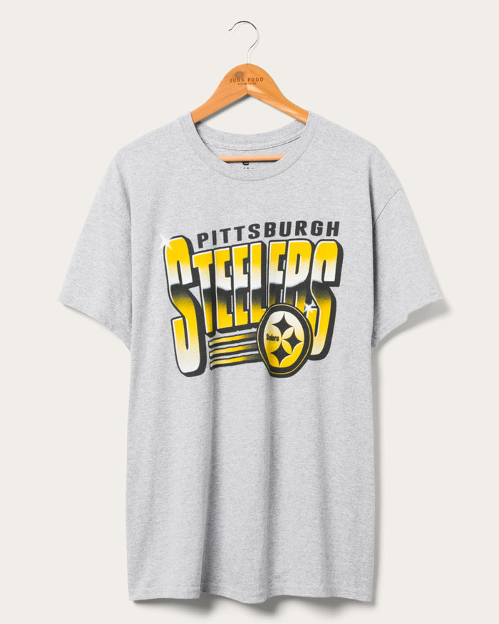 Authentic Junk Food Pittsburgh Steelers Touchdown Football Men T Shirt S-2xl - L