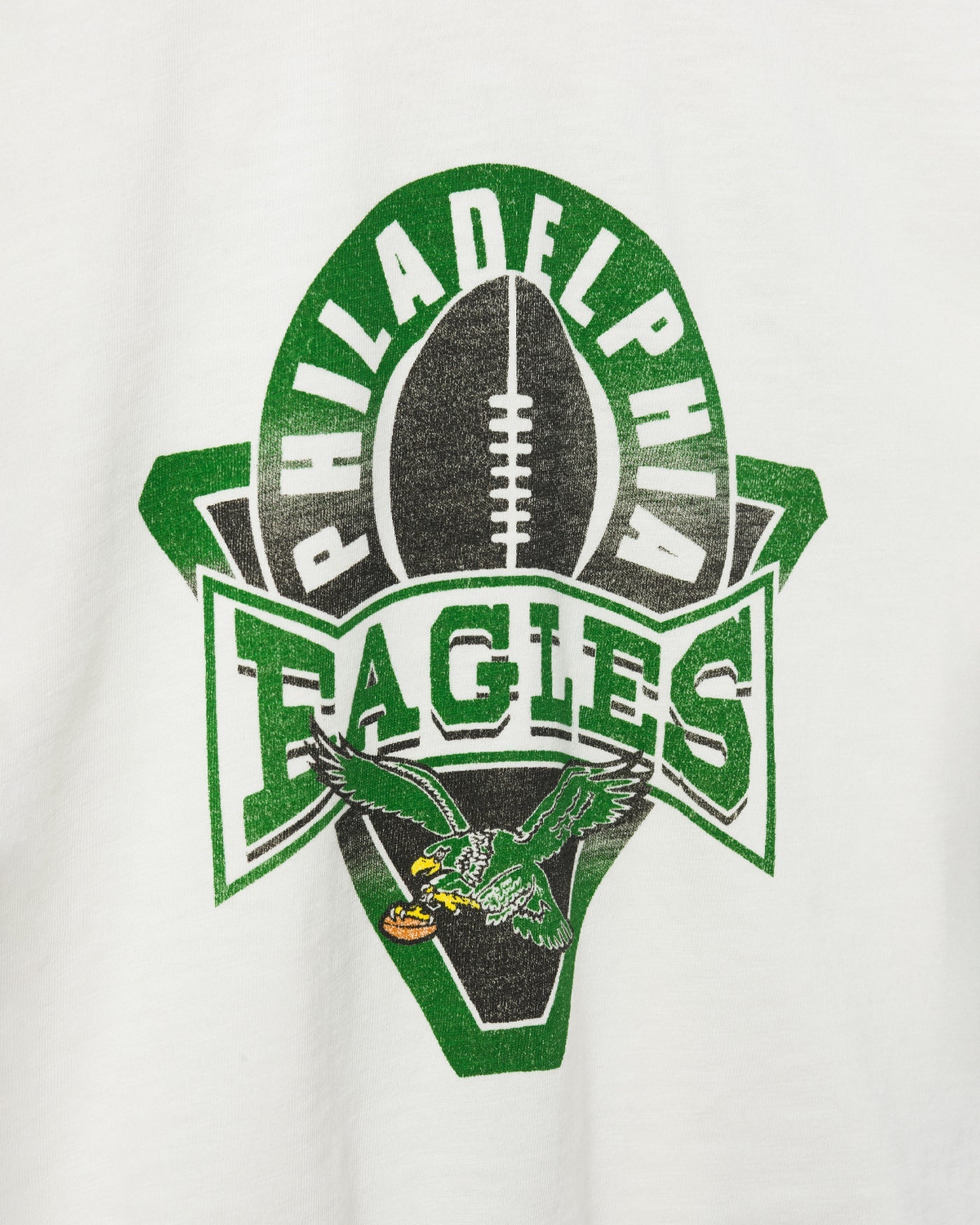 Women's Philadelphia Eagles Mock Neck Crop Tee
