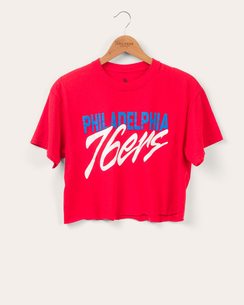 Women's 76ers Cropped Tee