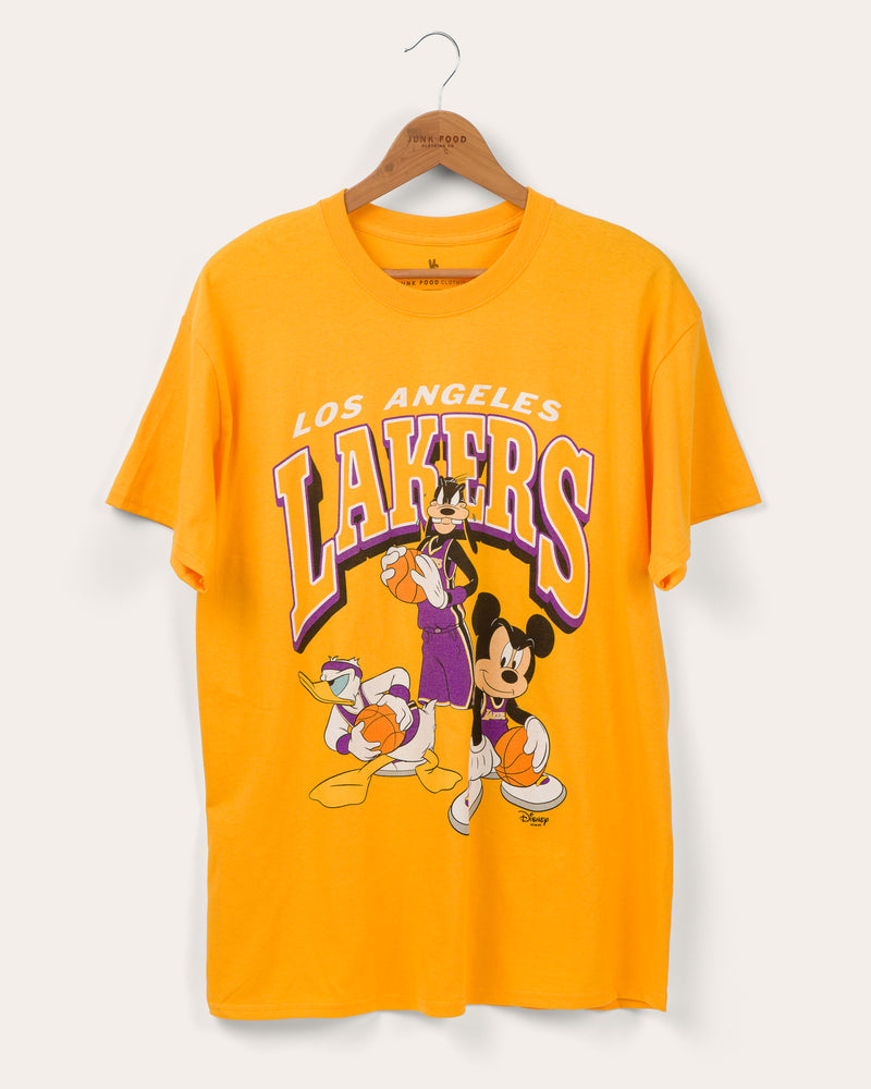 Official Los Angeles Lakers Junk Food Mickey Squad Qb Shirt, hoodie,  sweater, long sleeve and tank top
