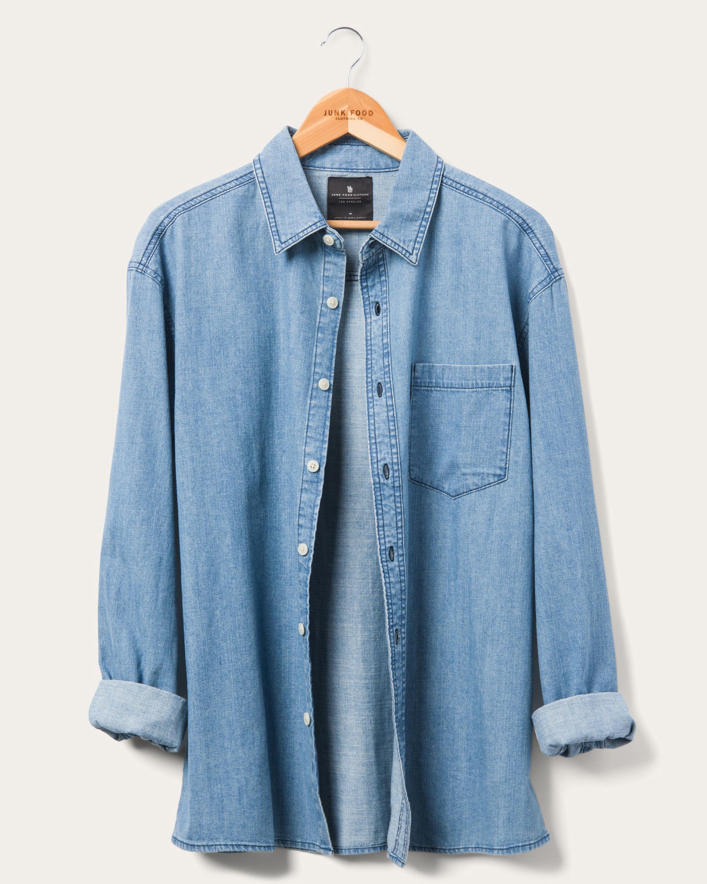 Junk Food Clothing Randell Denim Twill Shirt