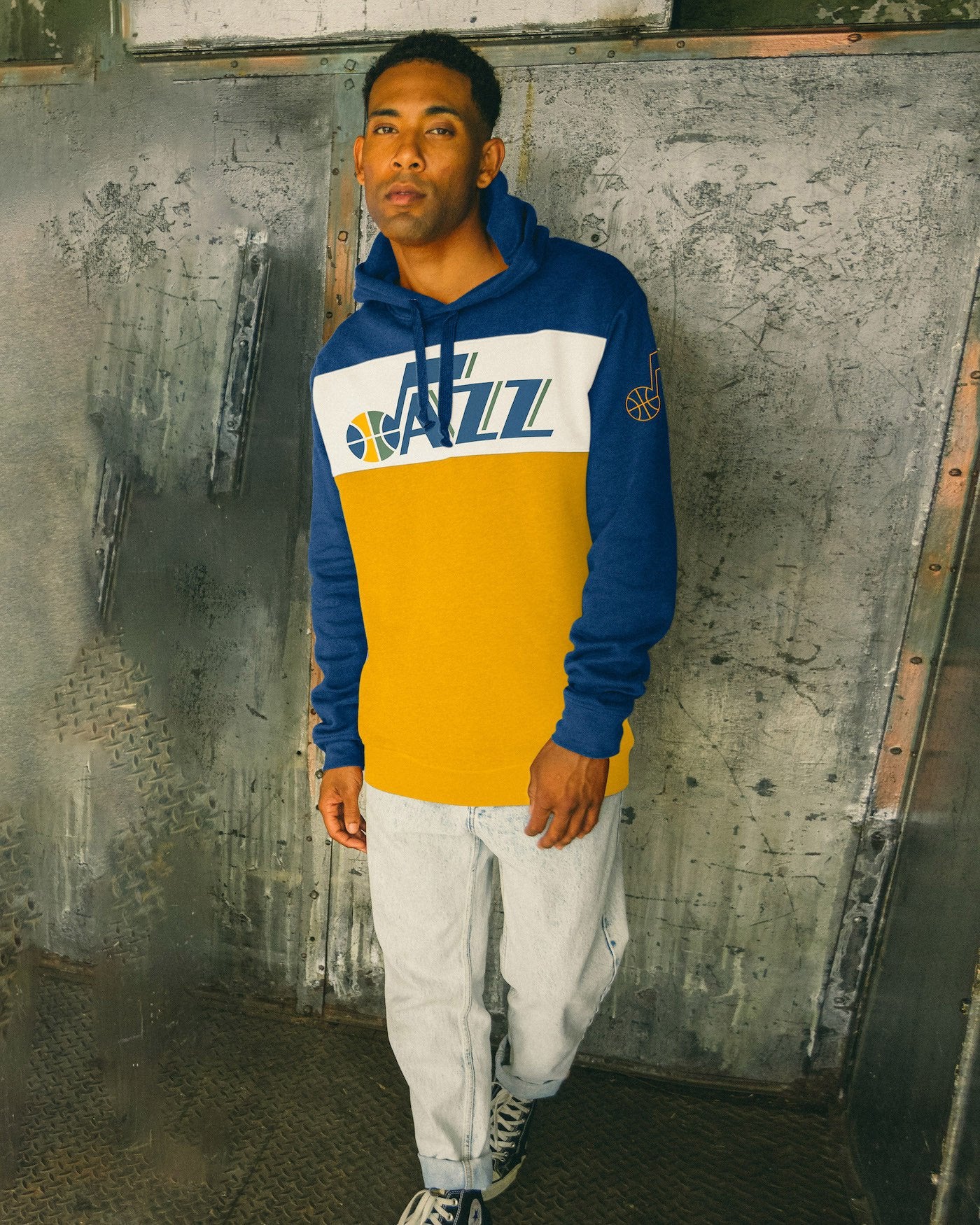 NBA Utah Jazz Colorblock Hoodie