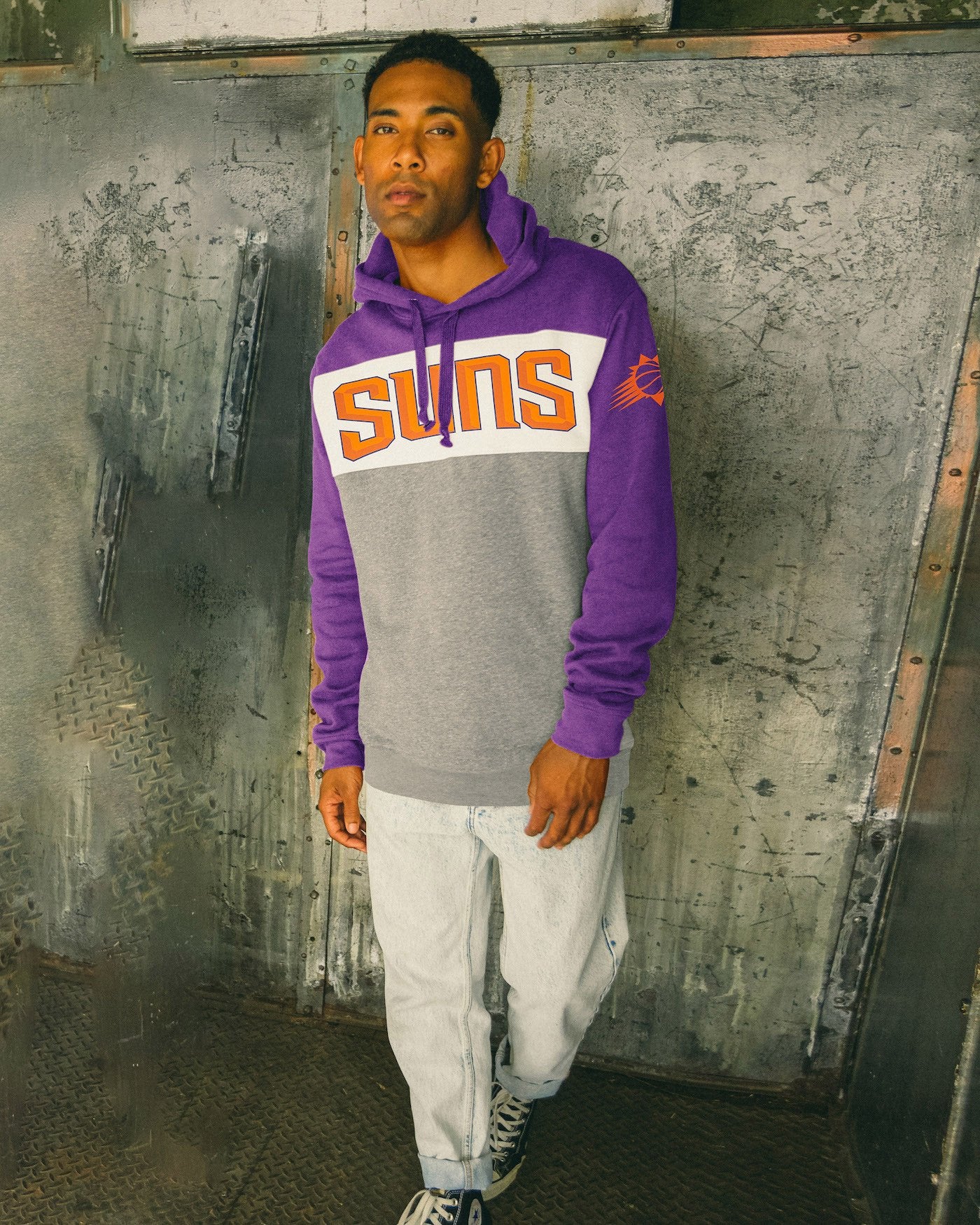 NBA Phoenix Suns Colorblock Hoodie