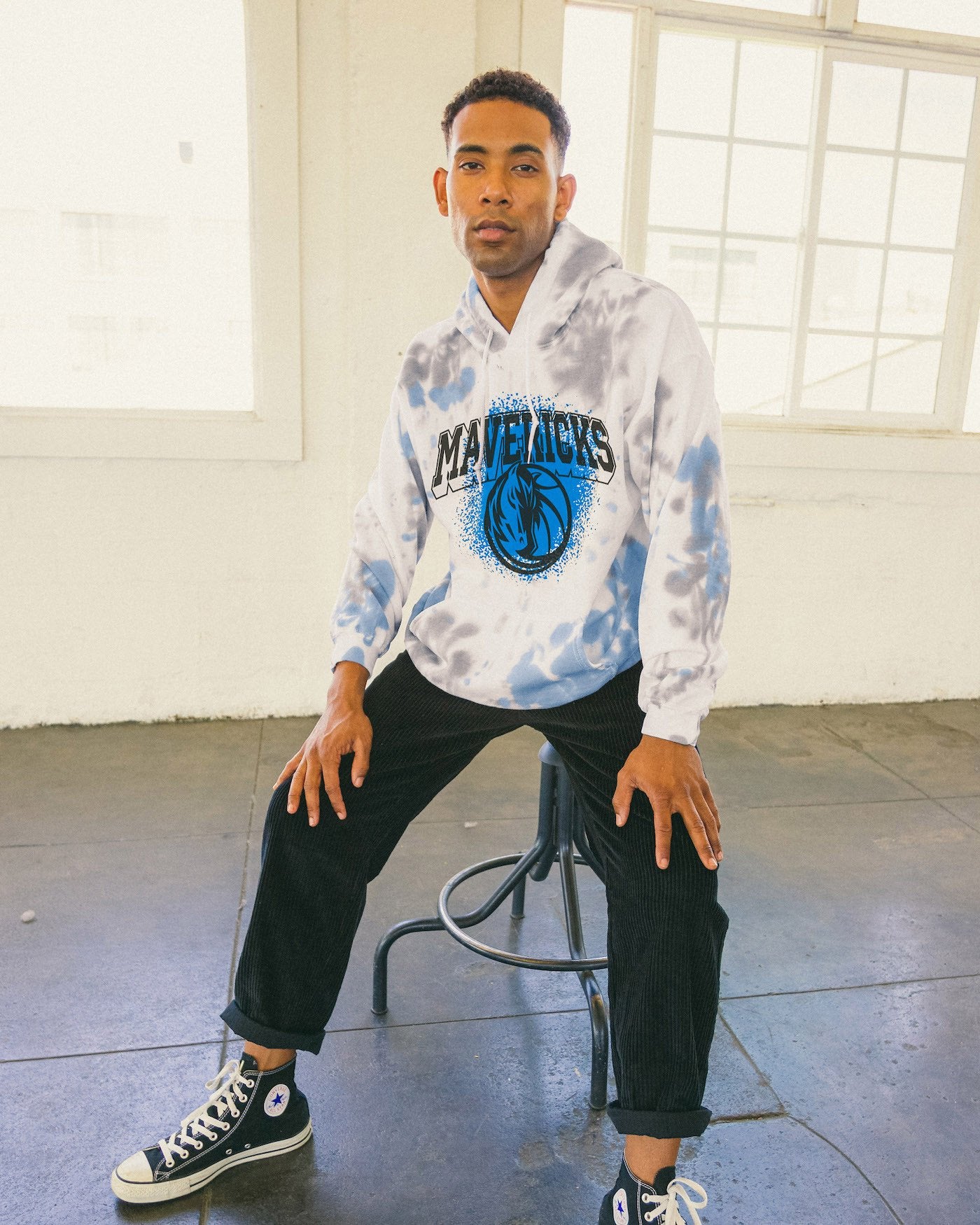 NBA Dallas Mavericks Tie Dye Hoodie