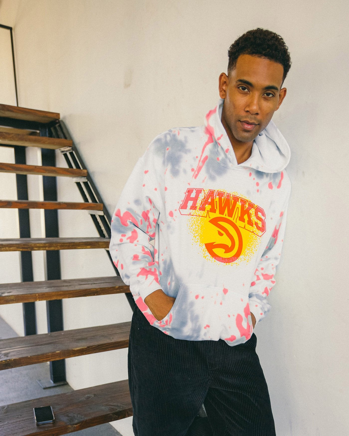 NBA Atlanta Hawks Tie Dye Hoodie