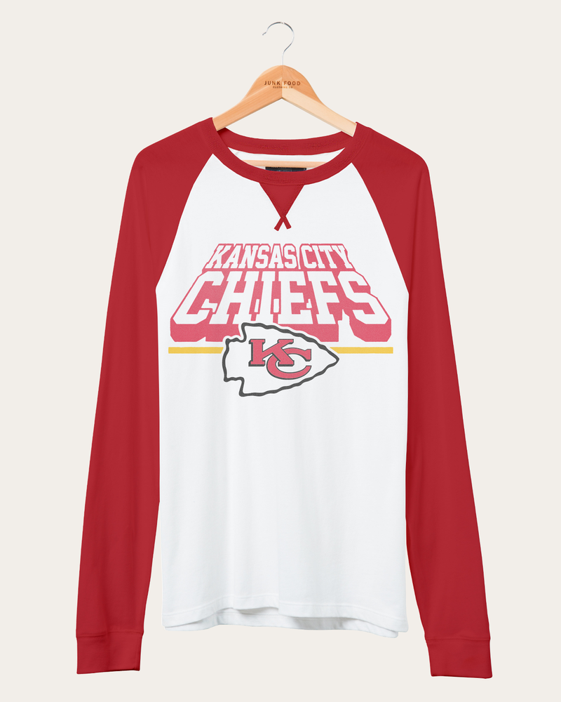 NFL Kansas City Chiefs Colorblock Long Sleeve Raglan