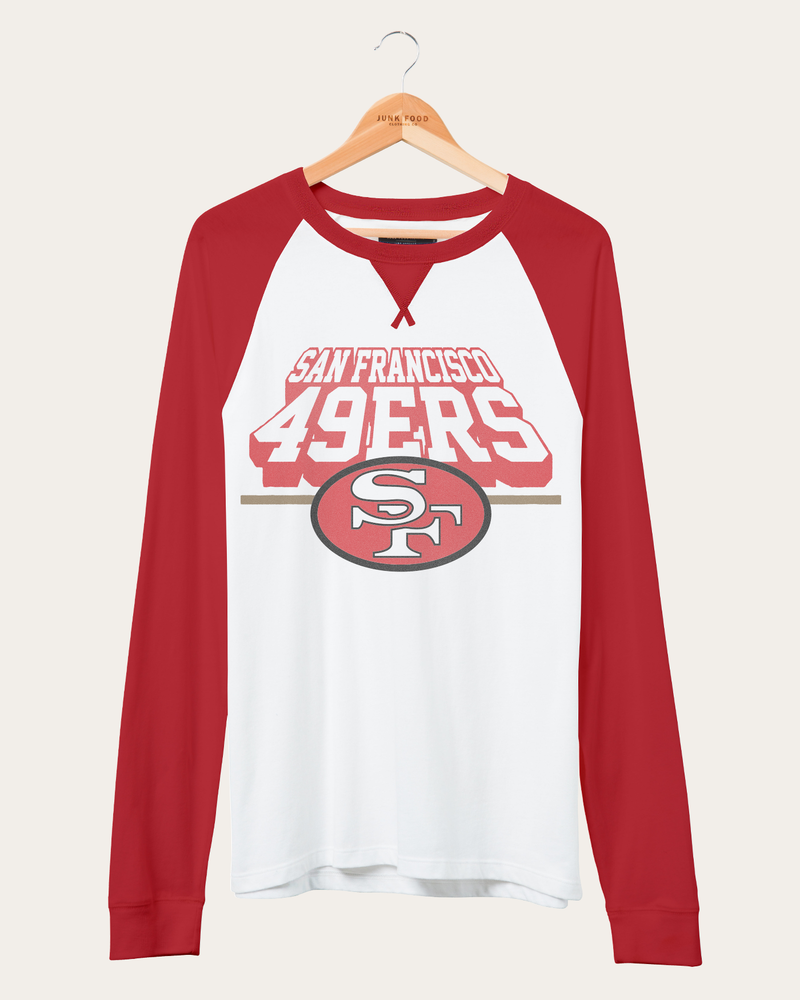 NFL San Francisco 49ers Colorblock Long Sleeve Raglan