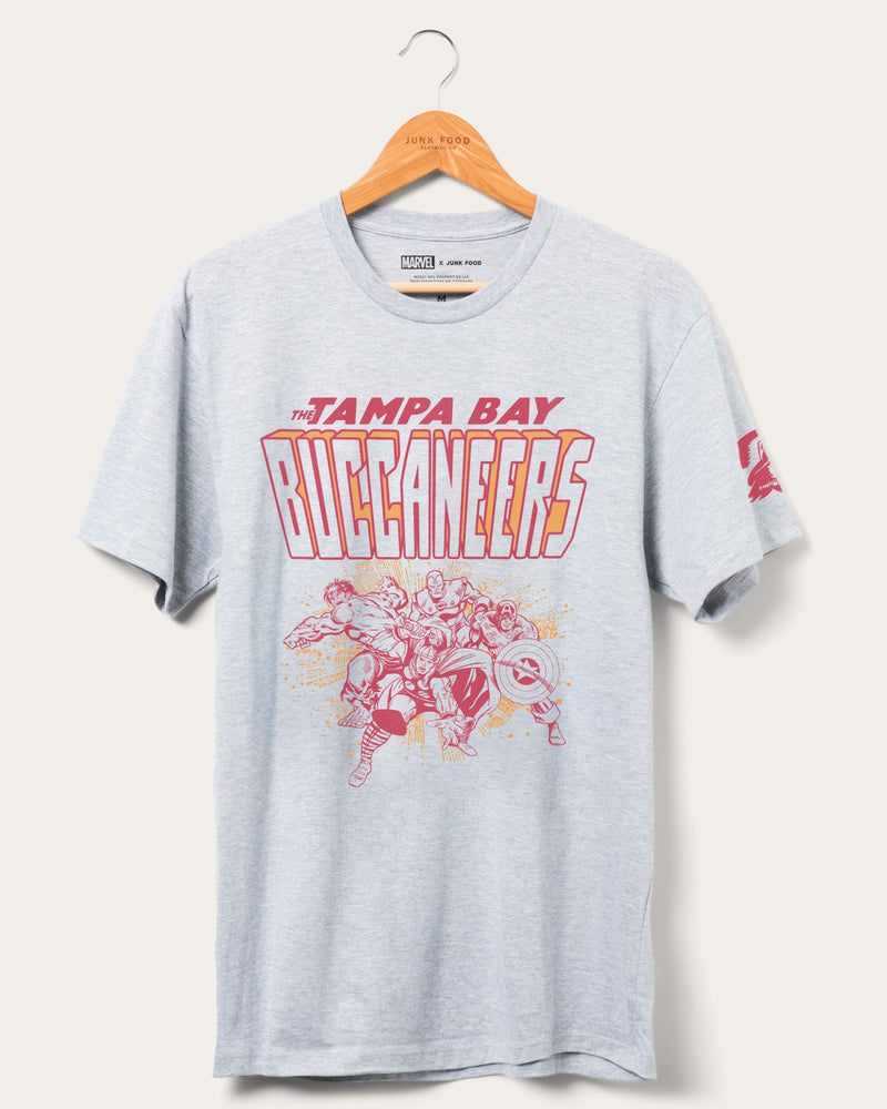 Marvel x Junk Food x NFL Avengers Buccaneers Tee