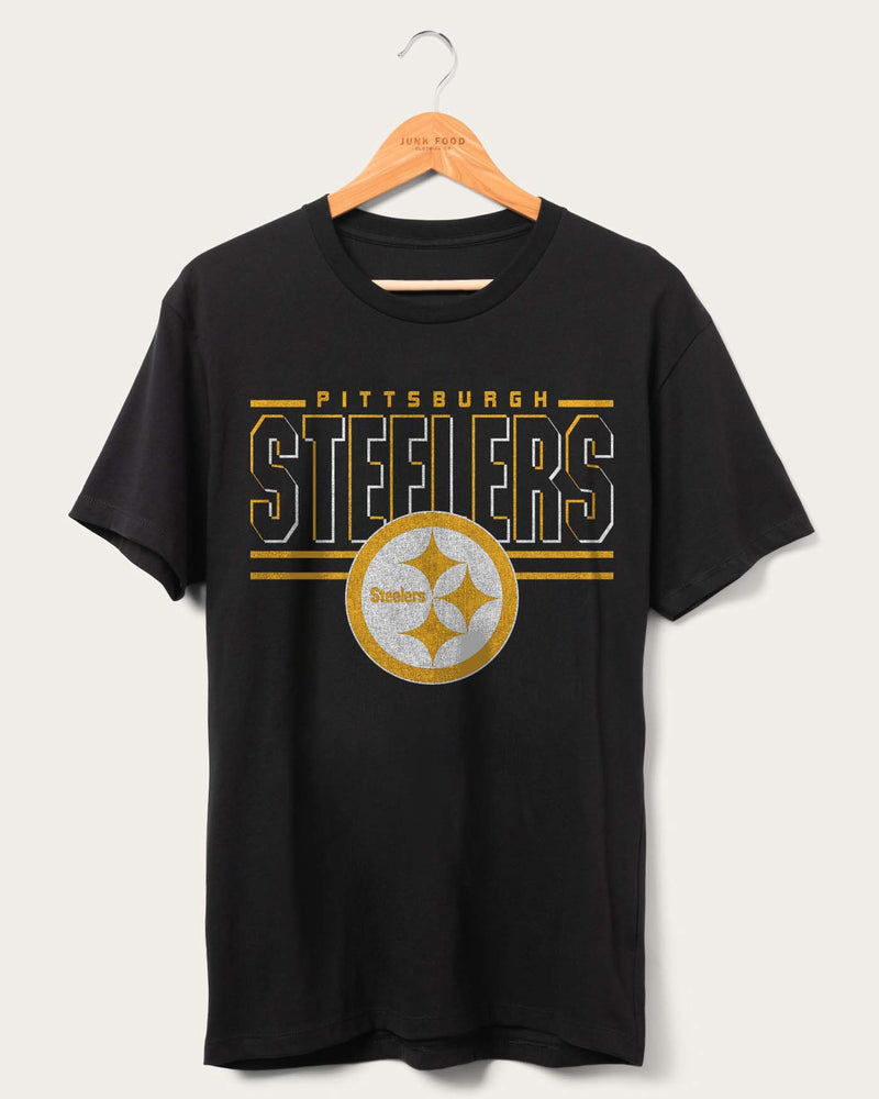 NFL PITTSBURGH STEELERS Steel City Print Football 100% Cotton 