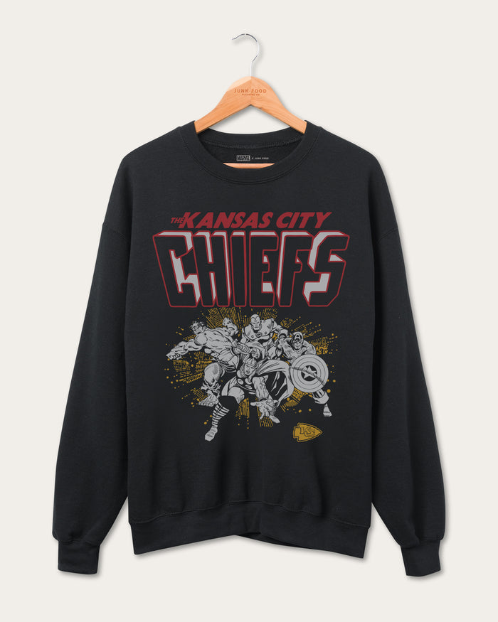 Vintage Kansas City Chiefs Sweatshirt, Vintage NFL KC Chiefs Football Shirt  - Cherrycatshop