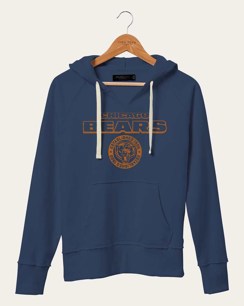 Women's NFL Chicago Bears Raw Edge Hoodie