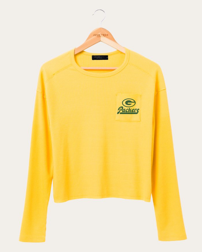 47brand Green Bay Packers Vintage Tubular Packers Crop T-Shirt for Women | Elm Green Quartz Tie Dye | Size XL