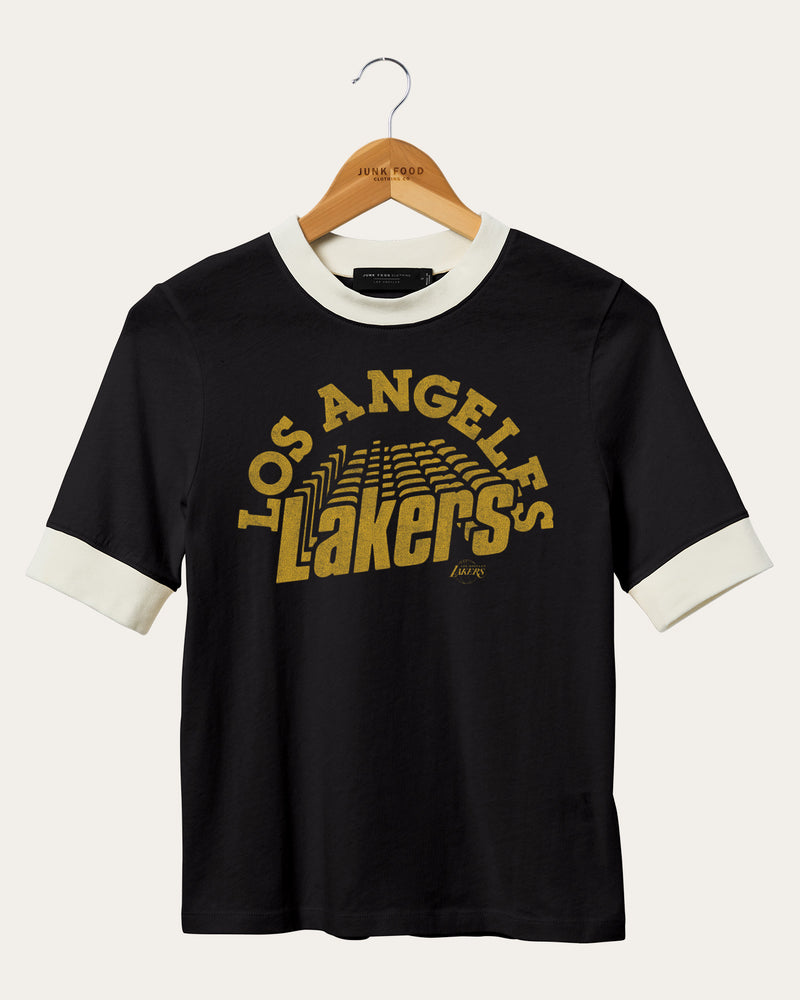 Black Graphic LA Lakers Active T-Shirt