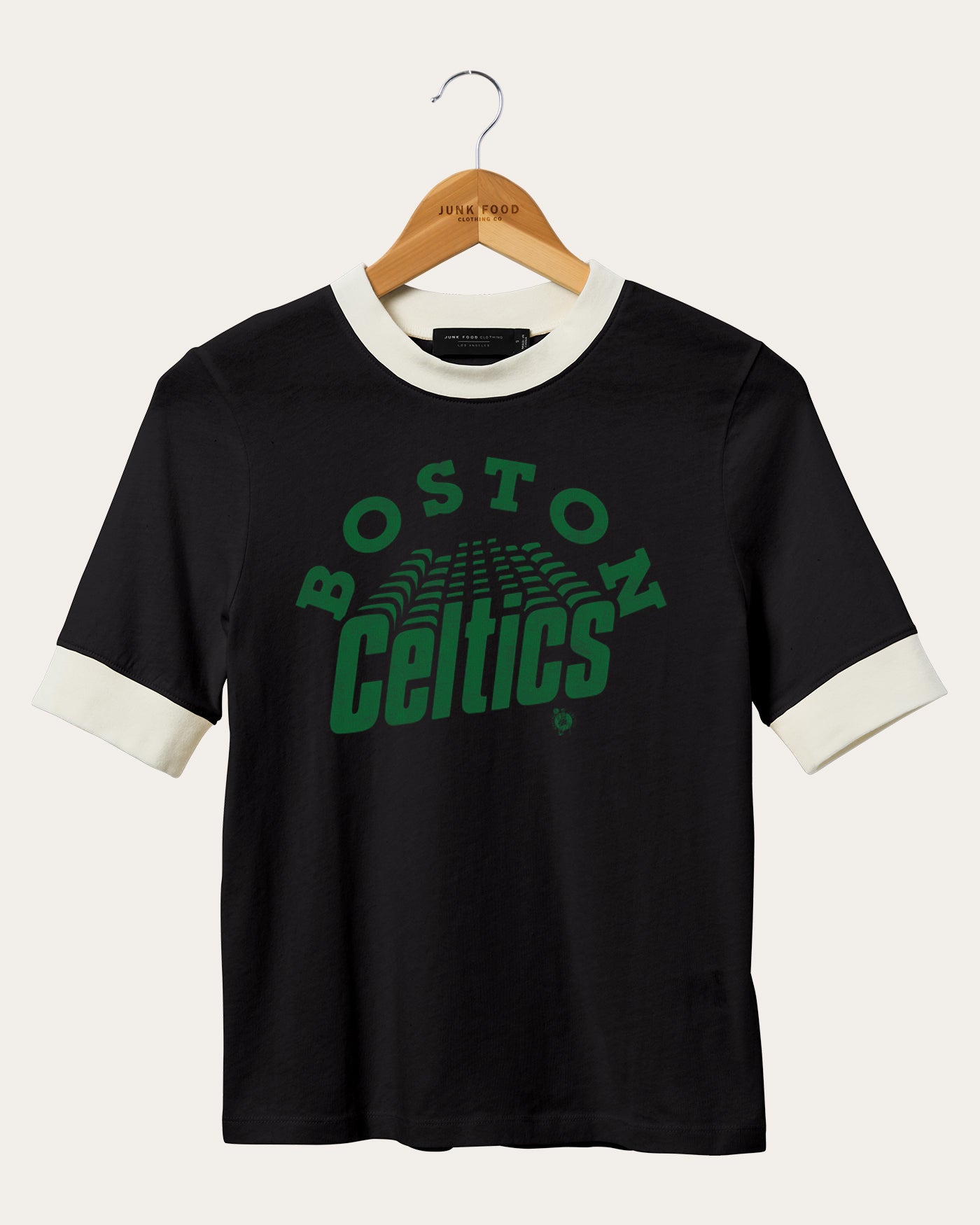 Women's NBA Boston Celtics Slim Ringer Tee