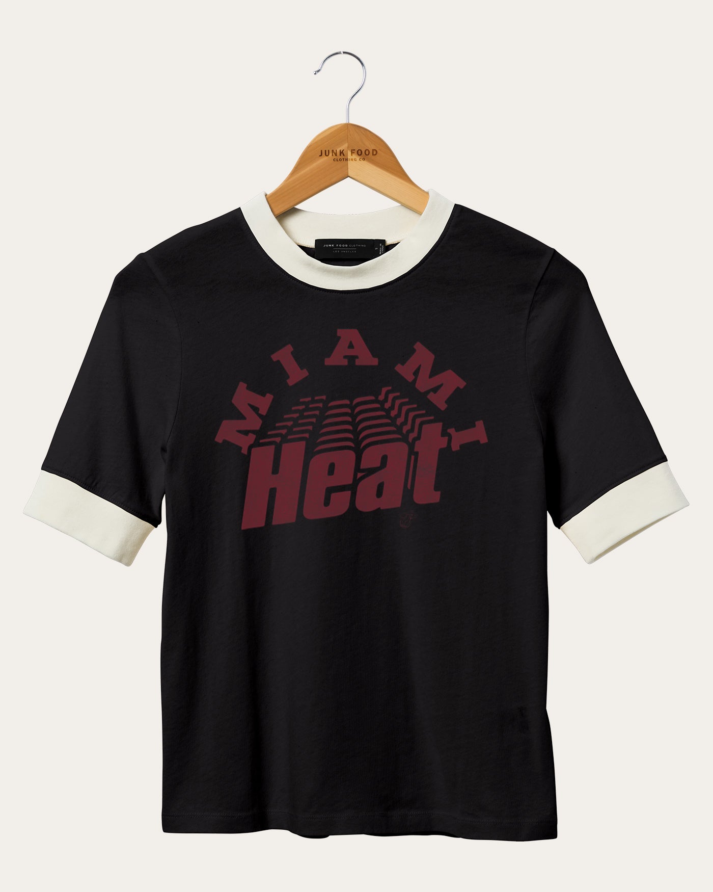 Women's NBA Miami Heat Slim Ringer Tee