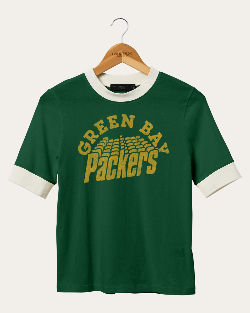 Women's NFL Green Bay Packers Slim Ringer Tee