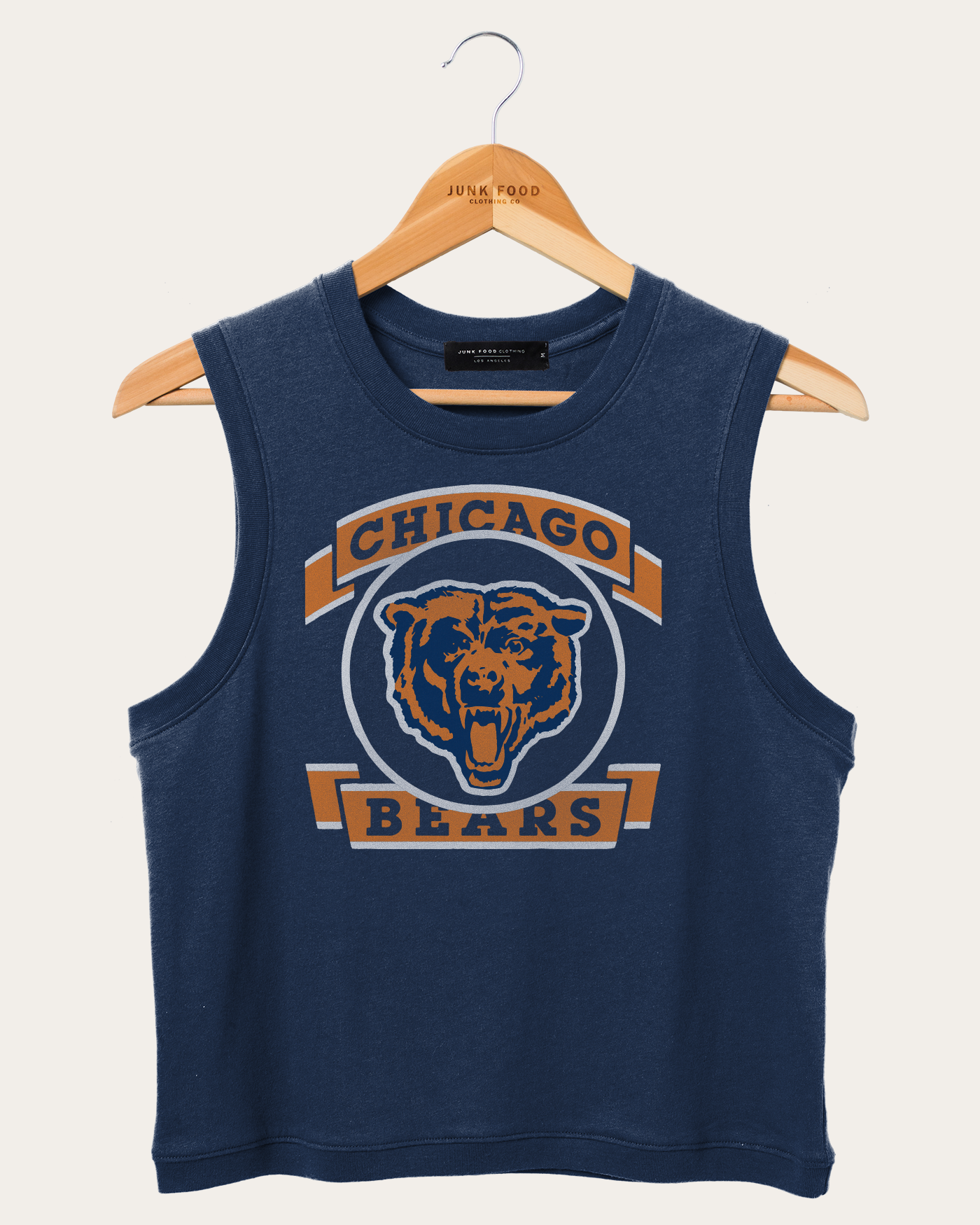 Women's NFL Chicago Bears Rib Ringer Muscle Tank