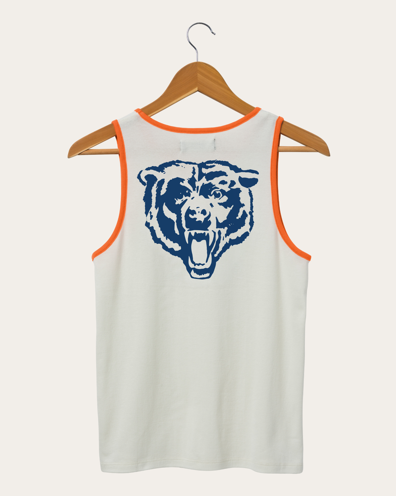 Women's NFL Chicago Bears Rib Ringer Muscle Tank