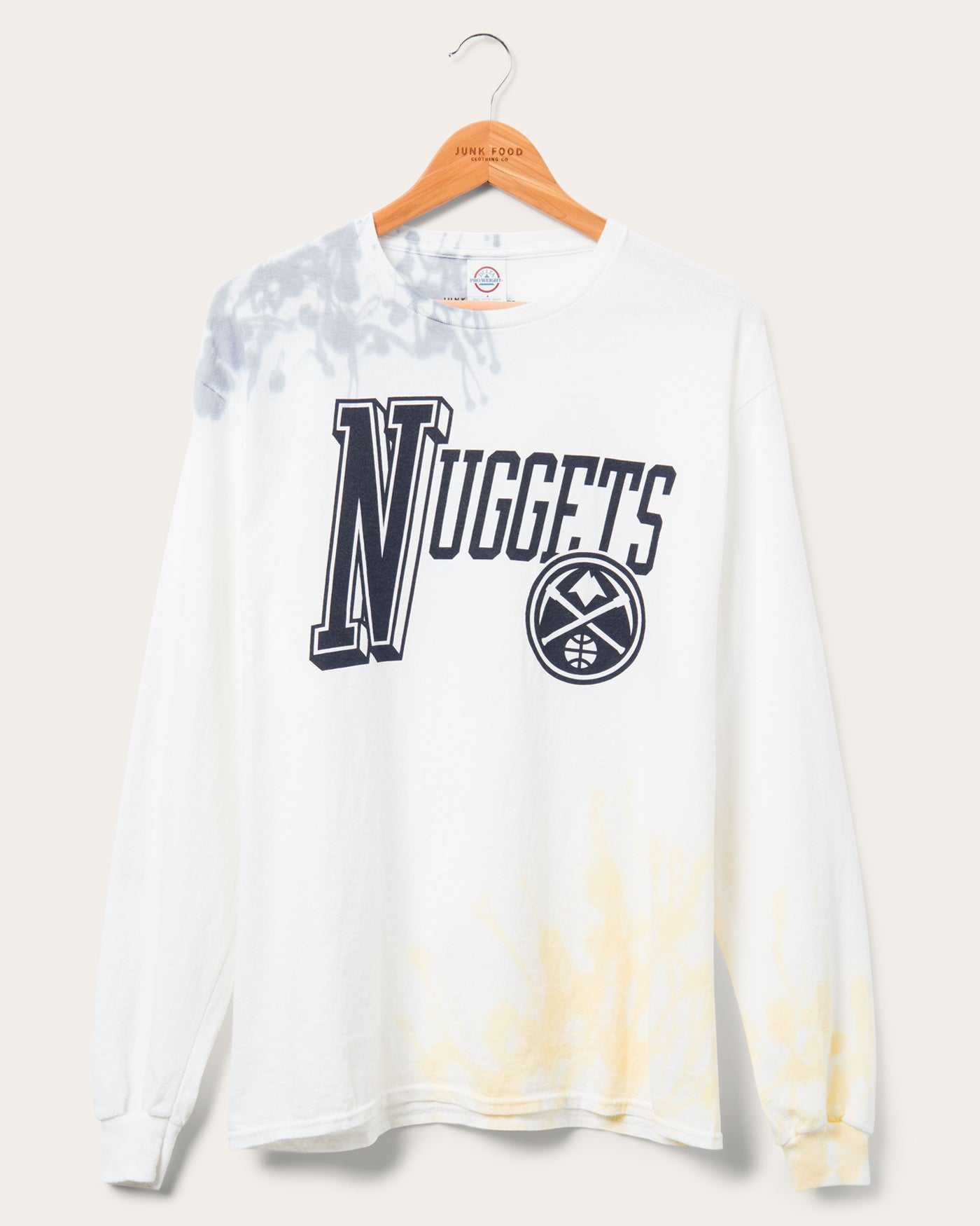 NBA Denver Nuggets Tie Dye Flea Market Long Sleeve Tee