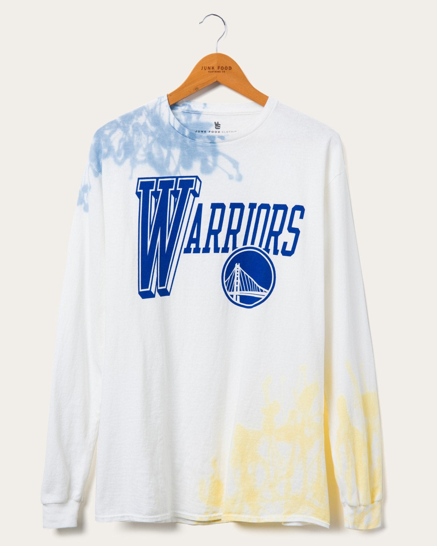 NBA Golden State Warriors Tie Dye Flea Market Long Sleeve Tee