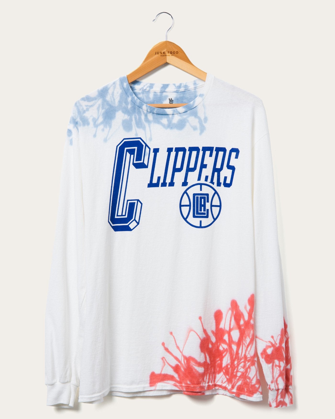 NBA Los Angeles Clippers Tie Dye Flea Market Long Sleeve Tee